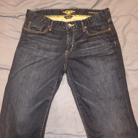 like new Lucky Brand sweet jean boot - Picture 1 of 6